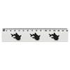 'Cute Whale Shark' 15cm (6 Inch) White Plastic Ruler (RL00086115)