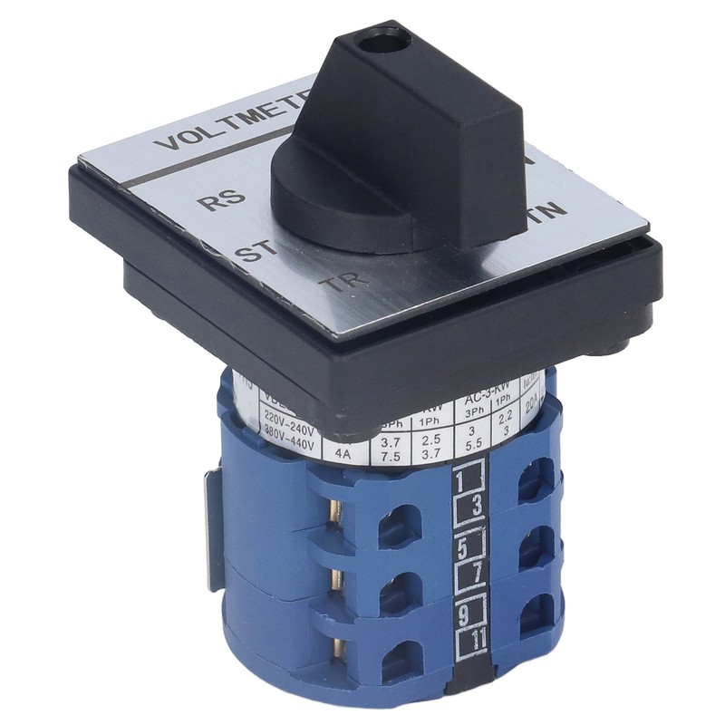BERM Changeover Switch Rotary Knob Voltage Control 7 Position 3