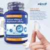 Calcium 400mg and Magnesium 200mg, 120 Vegan Tablets (4 Months