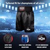 Ringside Pro-Style Boxing Trunks (Black, Medium)