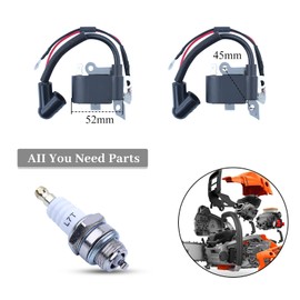 Haishine Ignition Coil Module Spark Plug Kit for Husqvarna 240 235 136 137 141 23 26 36 41 Chainsaw Parts