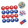 BESPORTBLE 16pcs Tabletop Shuffleboard Curling Games Shuffleboard Mini Balls Steel