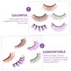 FOMIYES Fake Lash Extensions Natural Long Thick Comfortable Easy to