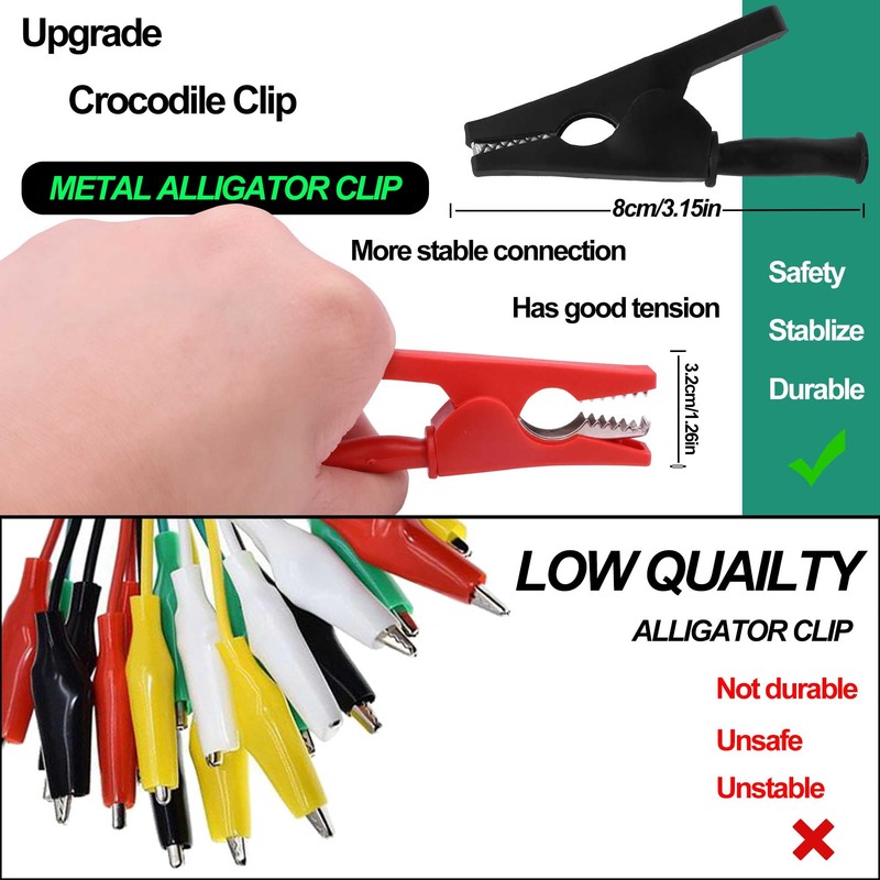 CybNemo HVAC Adaptor Cord Jumper Wires HVAC Tools 3-Core Heavy