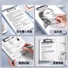 Clipboard, A4 Clipboard, Durable, Anti-Slip Clip, For Office, Meetings, Schools,