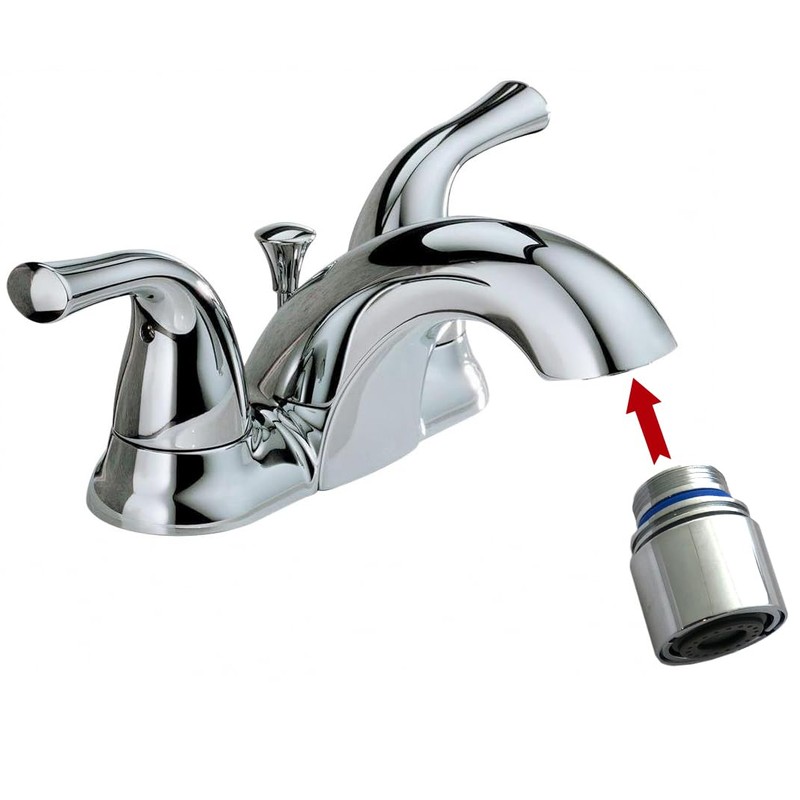 Cache Faucet Adapter Converts Threads Take Standard Female Aerators Chrome