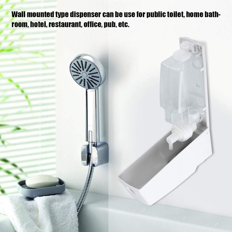 Soap Dispenser Wall Mount Foaming, 600ml Wall Mounted Manual Foam