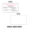 Chocolate Covered Dipped Strawberry Care Instruction Cards | 50pk 2x3.5”