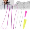 9Pcs Drawstring Threader Tool Set, Including 2 Sewing Loop Turner
