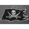 Pirate Skull Flag Patch, Skull Patches