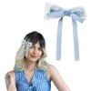 Blue Bow for Hair Ribbons for Girls Small Lace Hair