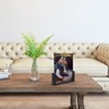 PETAFLOP 8x10 Picture Frame Set of 2, Black Rustic Wooden