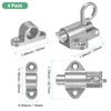 M METERXITY 4-Pack Self-Closing Latch Aluminum Alloy Automatic Window Sliding