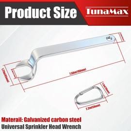TunaMax Universal Fire Sprinker Head wrench for 1/2" Semi-recessed or Concealed or Exposed Sprinkler Head