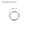 sourcing map Pack of 8 O Rings Stainless Steel 30