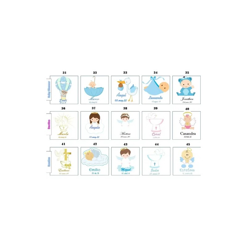 10 Velas Ángel Personalizadas Recuerdos Bautizo, Boda, Xv A