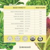 Sereniseed Certified Organic Leafy Greens Lettuce Seeds Collection (10-Pack)