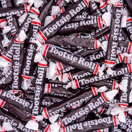 Roll Twists Chocolate Candy - 1 Pound | Rolls Chocolate Long Individually Wrapped Candy, Bulk Pack