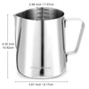 Apexstone Espresso Milk Frothing Pitcher 20 oz, Espresso Steaming Pitcher