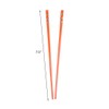 Set of 2 Hair Sticks with 3 Diamonds Chopsticks -