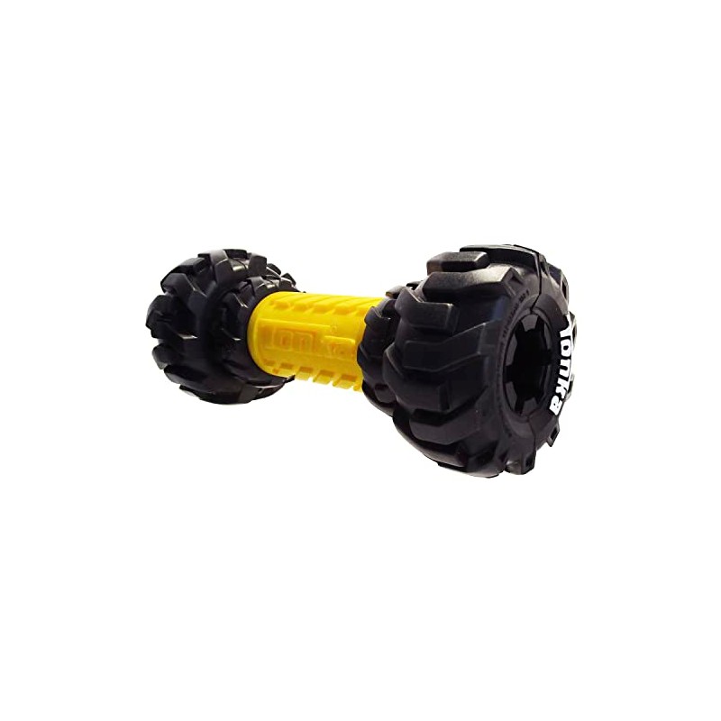 Tonka Axle Tread Dog Toy with Interactive Feeder, Lightweight, Durable