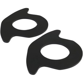 Midline Valve XNGH002 Gasket for Water Meter Flange 2 in. (2 Pack), Black