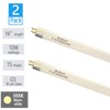 Flyercatch (2pack) 16’’ F10T5/830/L Fluorescent Bulb Replacement Jasco Warm White