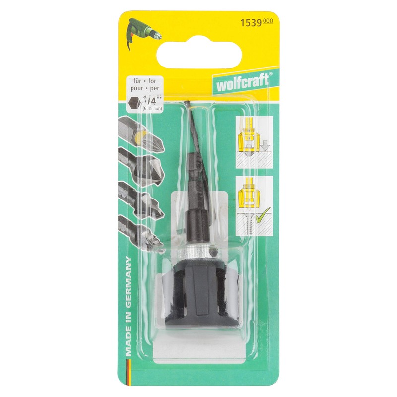 wolfcraft Bit Holder With Depth Stop I 1539000 I For