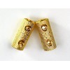 ORINCO 2Pcs. 4 Gauge Solid Brass w/Gold Plated Wire Splice