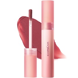 CARSLAN Velvet Matte Lipstick, High Pigment Lip Mud, Longwear, Lightweight, Smooth, Moisturizing Lipstick with Vitamin E, Hyaluronic Acid, GM05