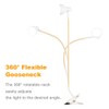 Clip on Lamp USB Reading Light, 3 Color Modes, 10