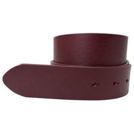 BELTINGER Interchangeable belt made of full cowhide leather with press studs 4 cm | press stud belt for men and women 40 mm | leather belt without buckle 4 cm, bordeaux