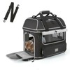 Expandable Cat Dog Carrier: NOBLE DUCK Soft-Sided Pet Carrier Airline