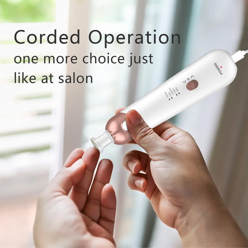 Portable Electric Nail Drill,Manicure Pedicure Kit, Electric Nail File Set,Cordless