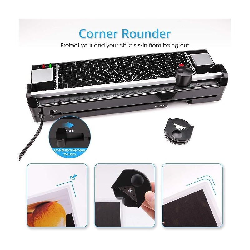 A3/A4/A6 Laminator Machine, YE381 Thermal Laminating Machine for Home Office
