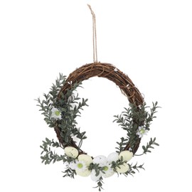 Artificial Easter Wreath Innovative High Simulation Exquisite Easter Egg Wreath for Front Door for Easter Wedding Ceremony