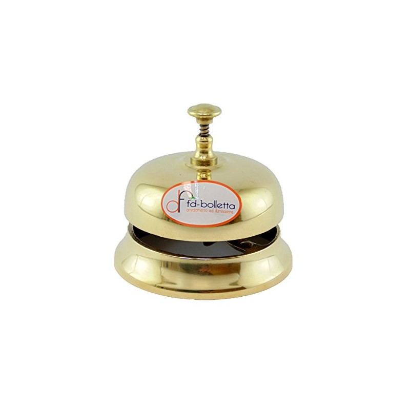 fd-bill furniture and lighting Hotel Bell Polished Brass, Table Bell,