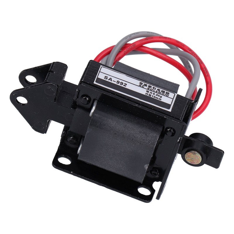 BERM Push Pull Electromagnet Traction Solenoid 0.5KG Suction 10mm Stroke