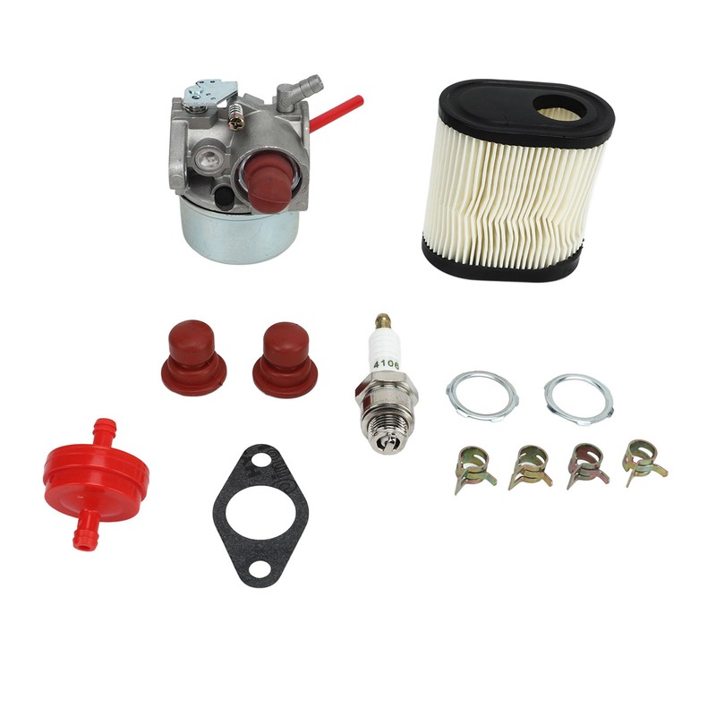 Carburetor 640350 Spark Plug Air Filter Fuel Filter Kit Replacement