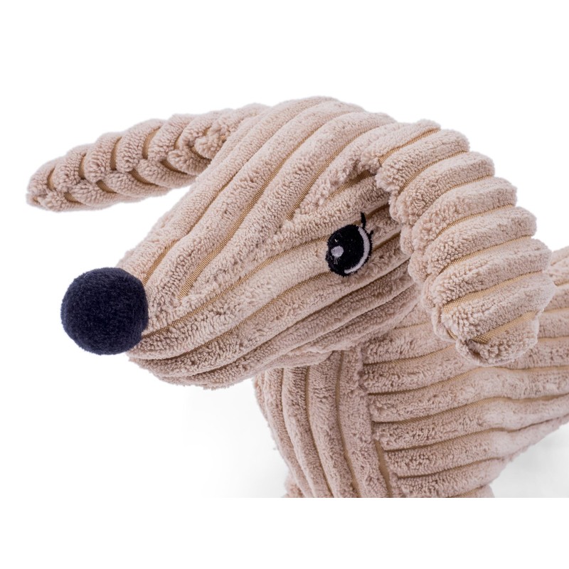 Petface Dougie Deli Cord, Plush Puppy Dog Toy