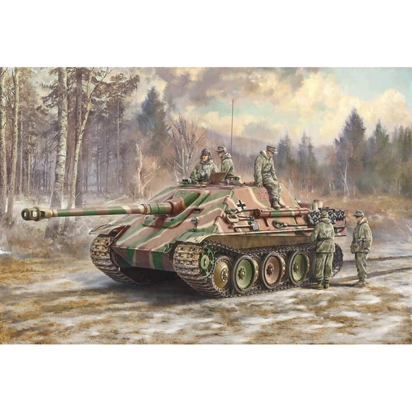 Italeri ITA6564 1:35 Sd.Kfz.173 Jagdpanther with Winter Crew [Model Building KIT]