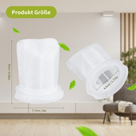 6 filtri per aspirapolvere Vorwerk Folletto VC100 VC 100 filtro sporco di ricambio per aspirapolvere Vorwerk VC 100