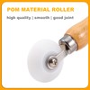 Wallpaper Seam Roller, POM Roller + Wooden Handle Corner Wallpaper
