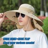 Sombrero de pesca de ala súper ancha UPF 50+ sombrero