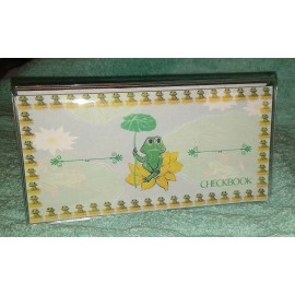 Neil The Frog Theme Generic Checkbook Cover & Register