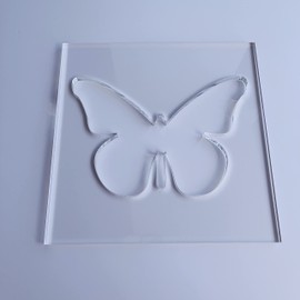 Butterfly Router Template, Clear Acrylic Template, Woodworking Router Template