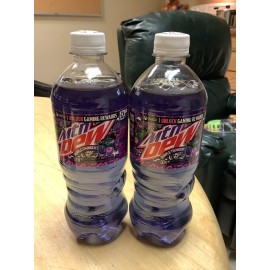 Mountain Dew Lot Of (2) Mountain Dew Purple Thunder 20oz