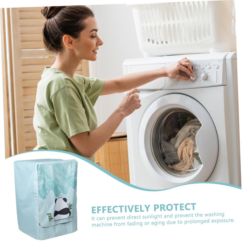 Gadpiparty Washing Machine Cover Protector for Front Loaders Dust Wear-Resistant