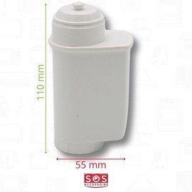 SOS Accessoire Water Filter for Siemens EQ Series, EQ3/EQ6/EQ9, EQ500, S700, 3200 Bosch TCZ7003, TCZ7033, TCZ7033 Fully Automatic Coffee Machines, for B