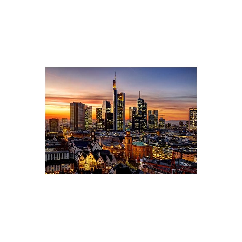 Lais Puzzle Frankfurt am Main at Night 1000 Pieces